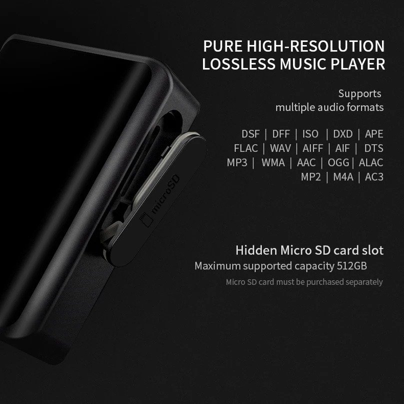 SHANLING M0 Hi-Res Portable Music Player ESS ES9218P 32bit /384kHz Two-way Bluetooth AptX LDAC DSD MP3 | Электроника