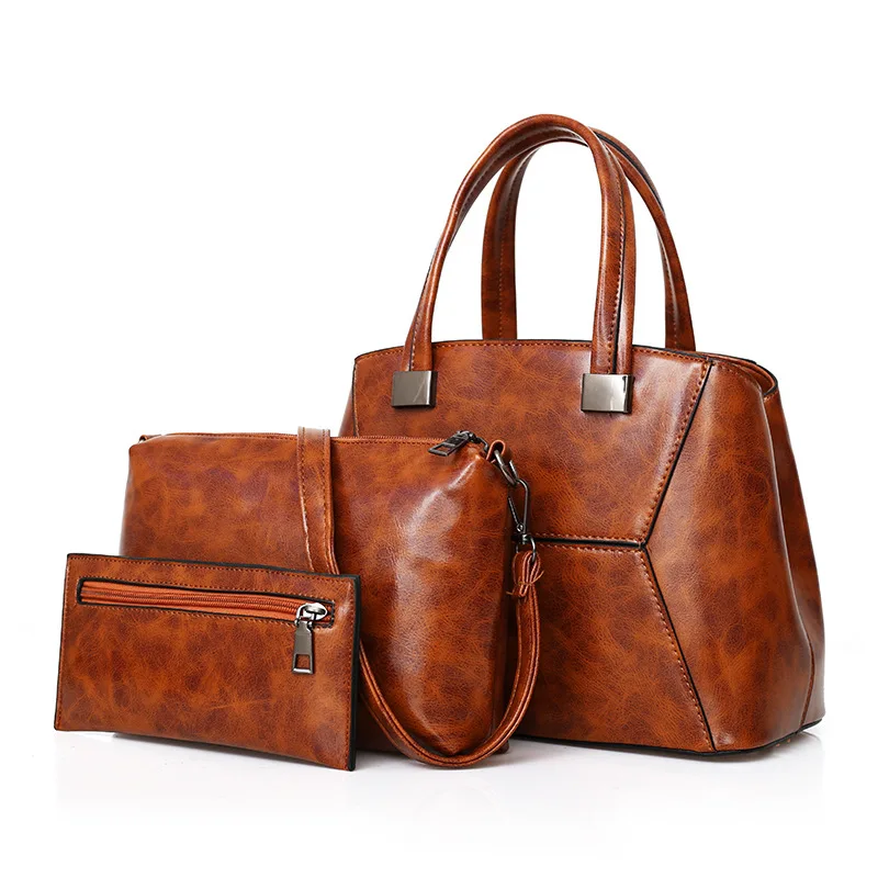 

2021 Ladies Shoulder Bag Fashion Trend Cross-Body Bag Backpack Teather Travel Handbag Wallet BBAC410