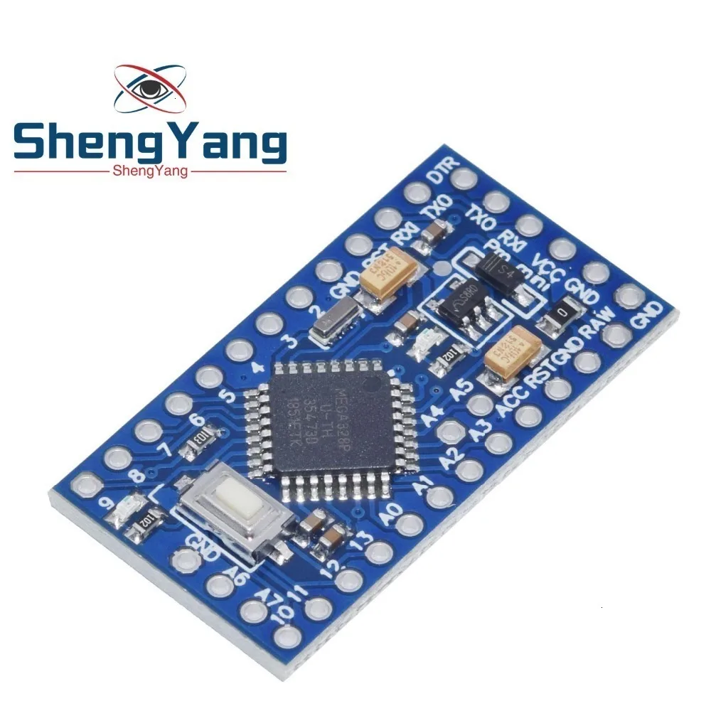 1 шт./лот ATMEGA328P Pro Mini 328 ATMEGA328 3,3 V/8 МГц 5 V/16 МГц для Arduino CP2102 PL2303 Ch340g FT2302RL драйвер