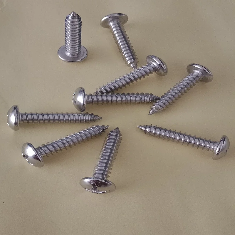 304 нержавеющая сталь круглые саморезы шурупы деревянные шурупы/поперечная