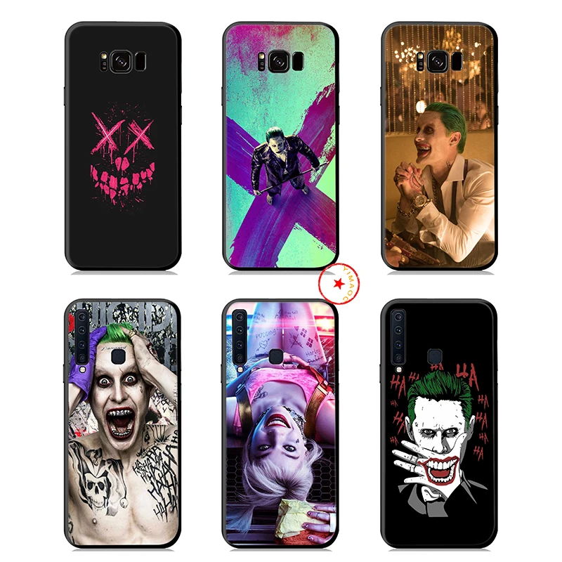 Suicide Squad Joker Soft Silicone Case for Samsung Galaxy S10 S10e S9 S8 Plus S7 Edge Note 10 9 8 |