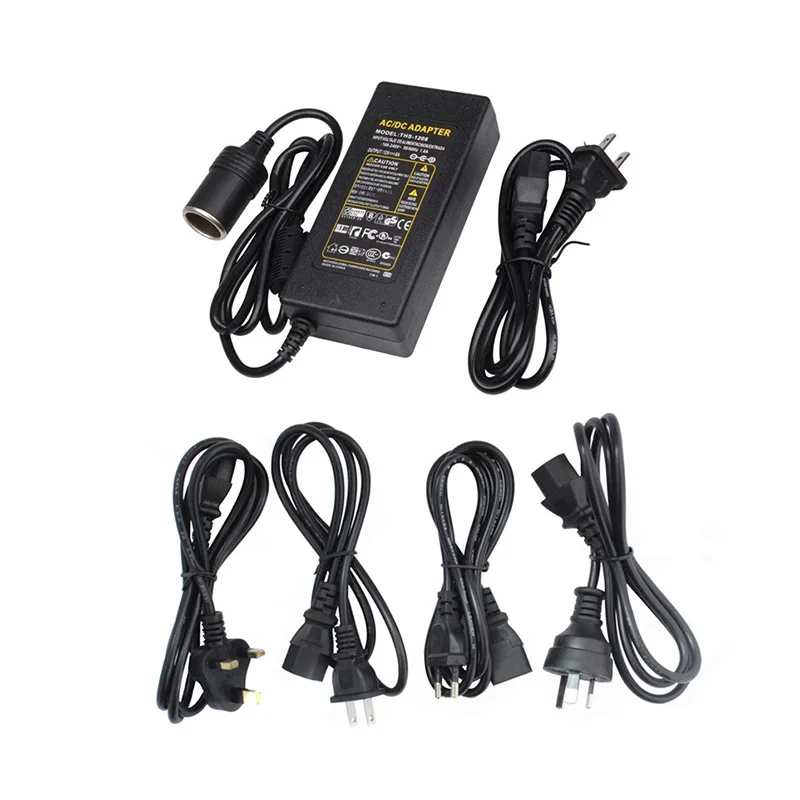 120W 96W 72 Вт 60 AC 100 V-240 V переменного тока в постоянный 12В автомобильный прикуриватель