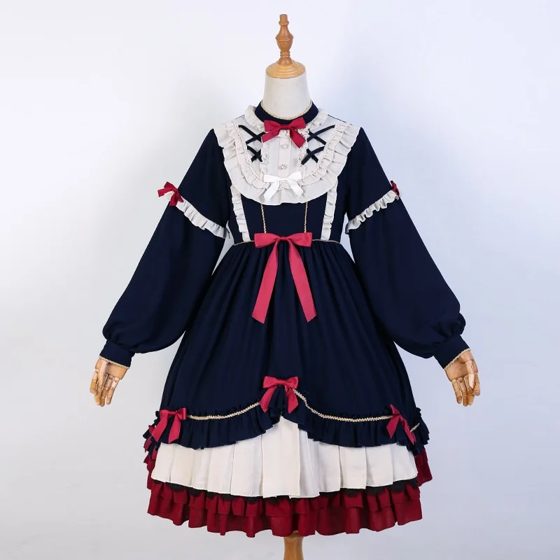 Готическое платье в стиле &quotЛолита&quot уличное модное женское для косплея