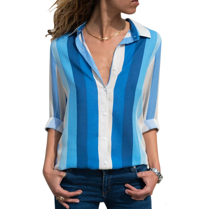 RICORIT женские шифоновые блузки с длинным рукавом Chemise Femme офисная рубашка для
