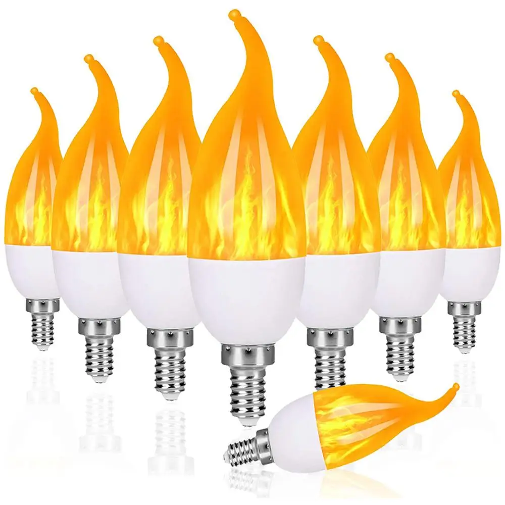Светодиодный Flame мигающая лампа светодиодный огонь из ткани имитирующий