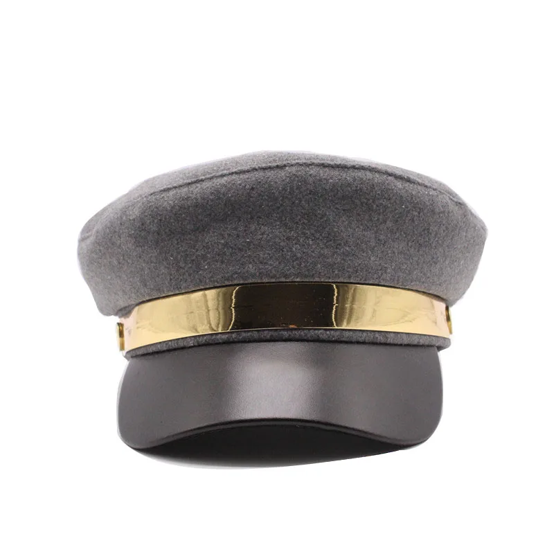 Новинка шерстяные женские береты осенне-зимняя шапка газетчика винтажная модная
