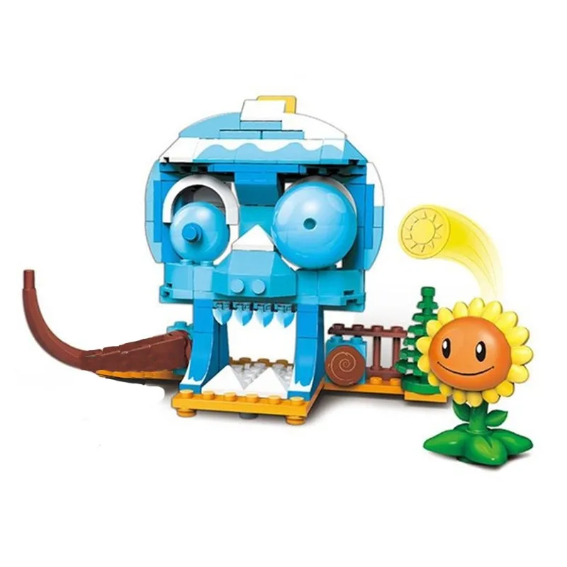

2021 New Pvz Plants Vs Zombies Struck Game Toy Action Toy & Figures Building Blocks Bricks Brinquedos Toys For Children Gifts