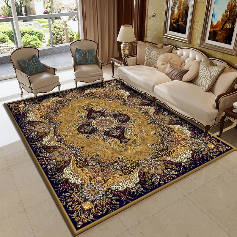

Hot Sale Modern Soft Persian Carpet For Living Room Non-slip Antifouling Carpet For Bedroom Parlor Factory Direct Supply