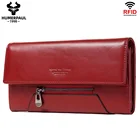 Кошелек для женщин, Стильное женское портмоне из воловьей кожи, модная кредитница, клатч, складывается втрое, Удобный вместительный кошелек