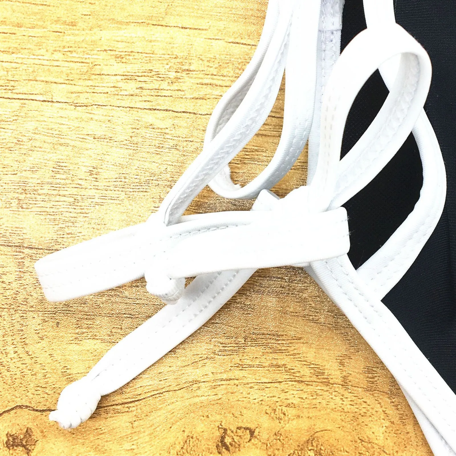 

New Hot Two Pieces Ladies Solid Sexy Bandage Push Up Bikinis Set Swimwear Women Bathing Suit Swimsuit Halter Cross Back Bikini