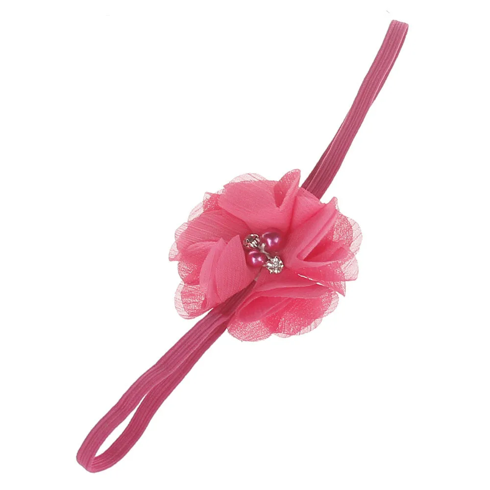 Newborn Floral Headband Photo Prop 3D Flower Hairband for Girls Turban Knot Headbands Children Headwear Baby Hair Accessories | Детская