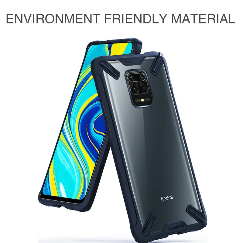 Прозрачный акриловый противоударный армированный чехол из поликарбоната и ТПУ