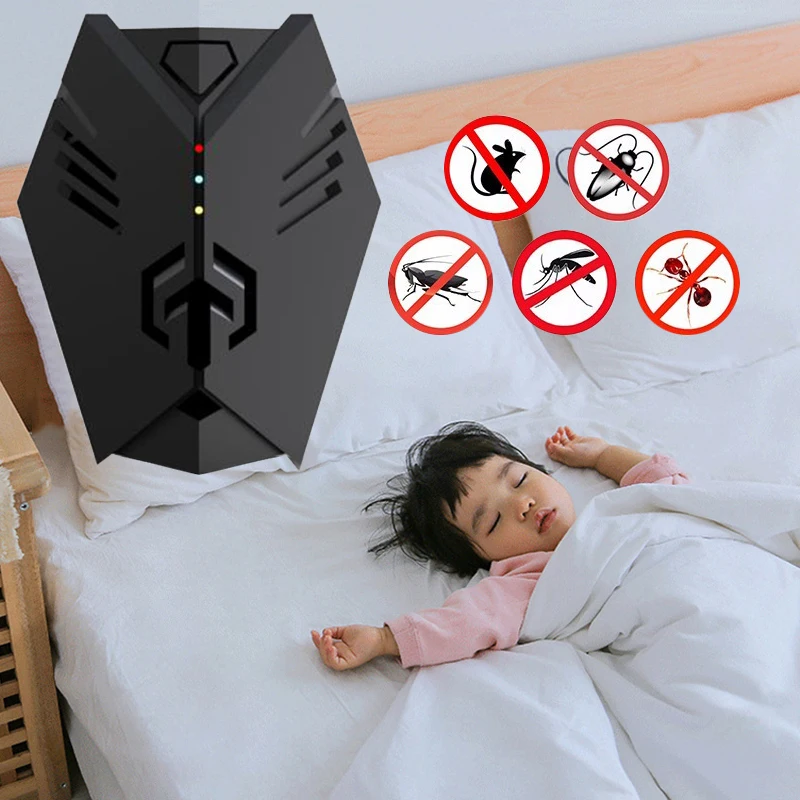 

Repellents Advanced Ultrasonic Rodent Repelling System Upgraded Electronic Ultrasonic Squirrel Repellent Mouse Repeller