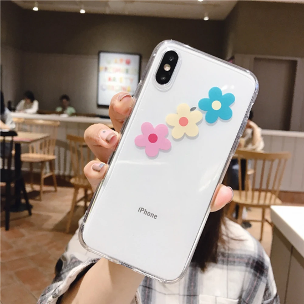 Противоударный цветочный чехол для телефона iPhone 11 Pro X XR XS MAX 6 6s 7 8 Plus чехлы