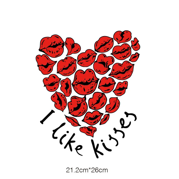 Нашивки с сексуальными губами термоклейкие нашивки для одежды Эротичные