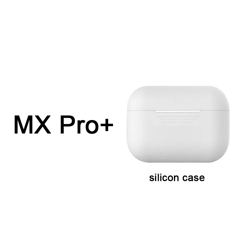 MX PRO case white Tws MX Pro беспроводные bluetooth наушники gps и изменение имени наушники 8D бас pk h1 чип i90000 pro tws i50000 tws - Цвет: MX PRO case white