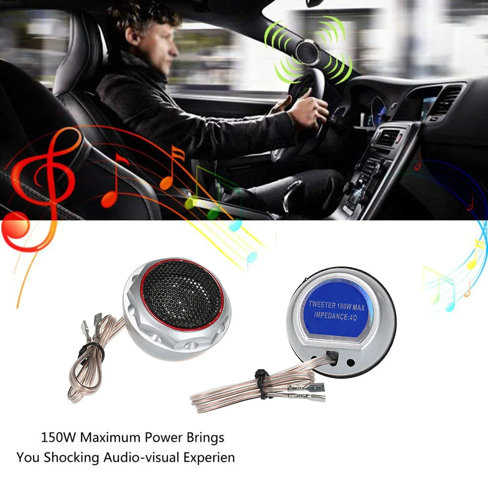 Горячая новинка универсальный купольный твитер 150 Вт автомобильный звуковой