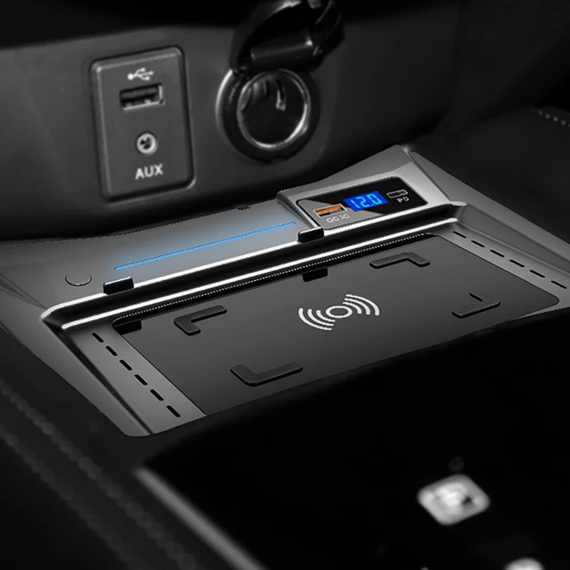 

Автомобильное беспроводное зарядное устройство для телефона, 15 Вт, панель для быстрой зарядки для Nissan X-Trail T32 Qashqai J11 2014-2021