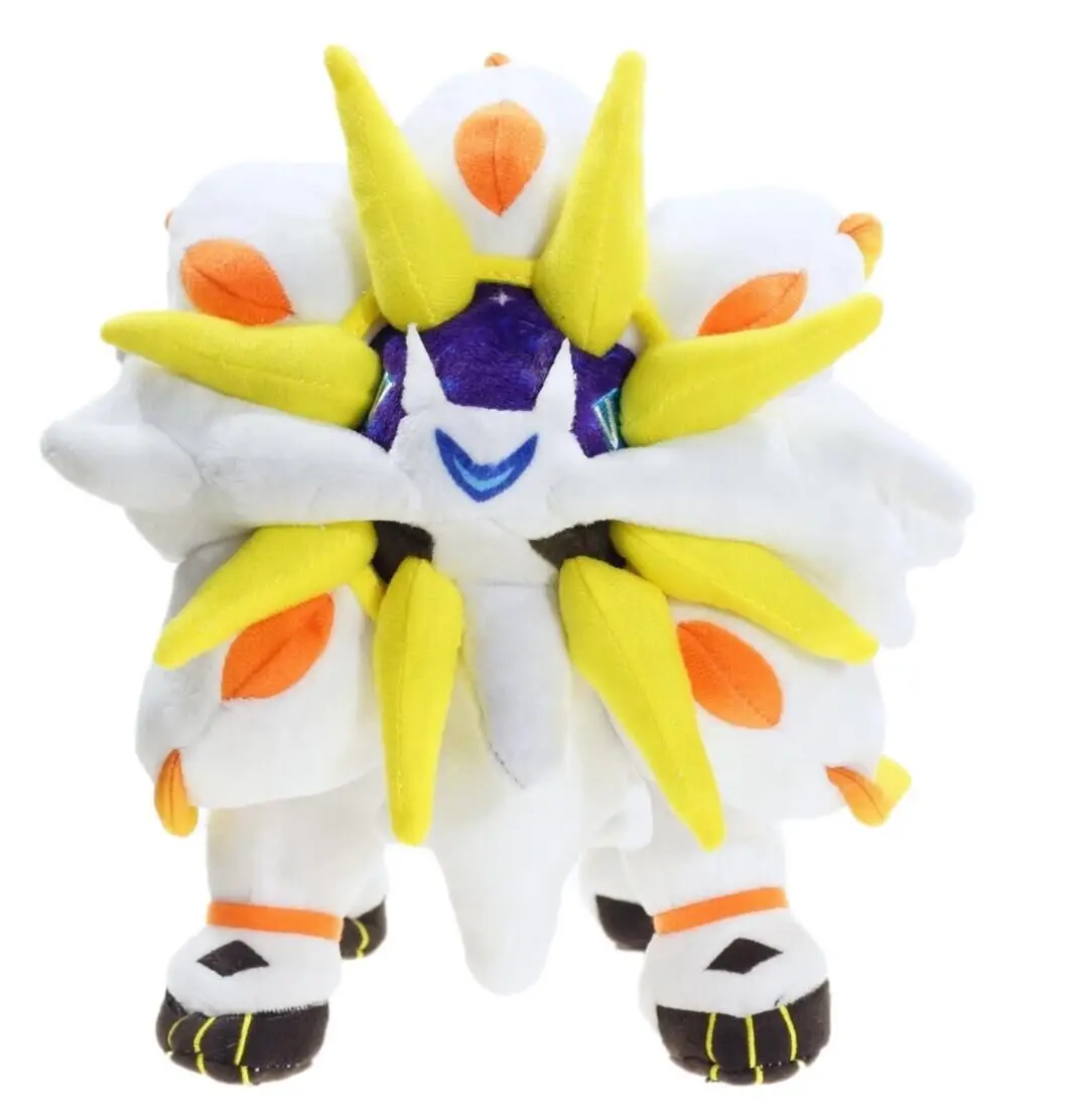 Mu&ntilde;ecos de peluche coleccionables de Pokemon Solgaleo, mu&ntilde;ecos de monstruo del sol, anime, juguetes de elfo para mascotas, regalos de cumplea&ntilde;os, regalos de navidad-1