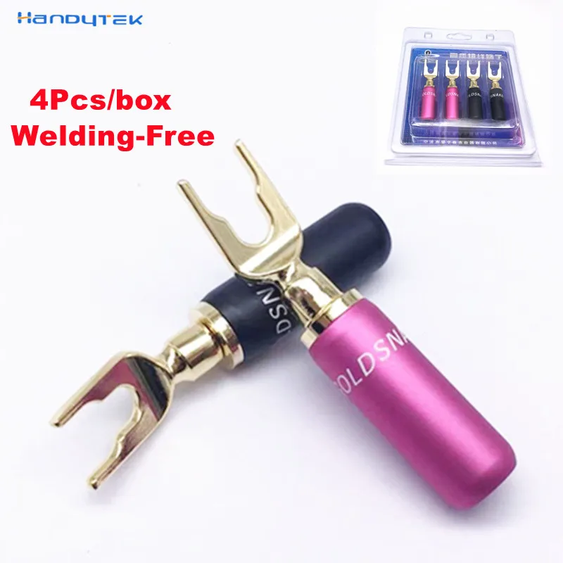 Высококачественные позолоченные медные сварочные штекеры типа U/Y стандартного