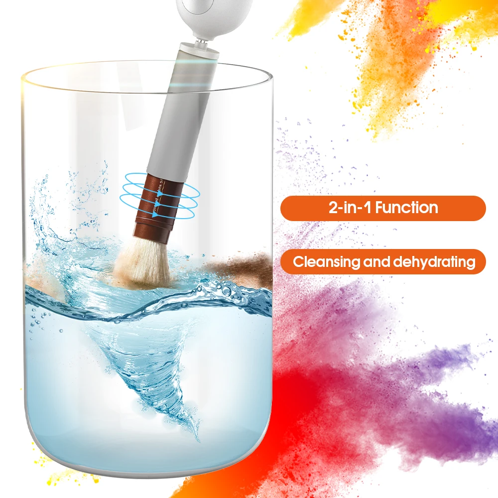 Электрическая щетка для мытья макияжа сушилка устройство очистки кисти моющее