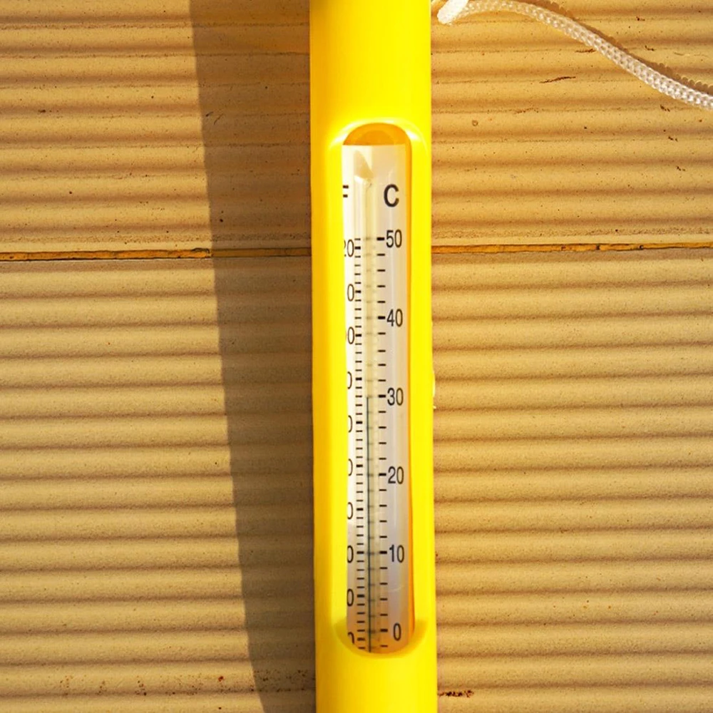 

Cartoon Floating Swimming Pool Thermometer Durable Thermometer With String For Spa Pools At Both F And C Anti-Losing Durable