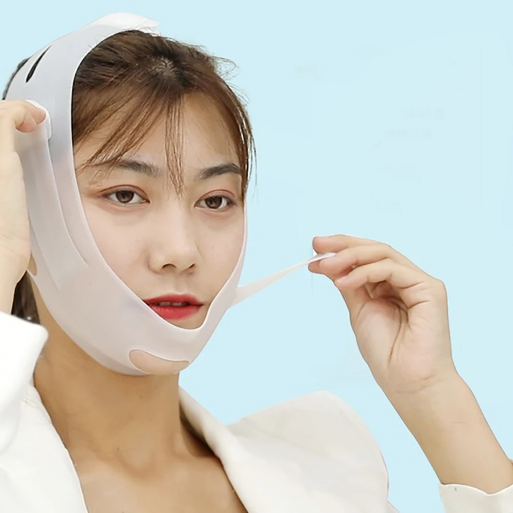 Новый силиконовый бандаж для похудения и уменьшения подбородка тонкий массажер