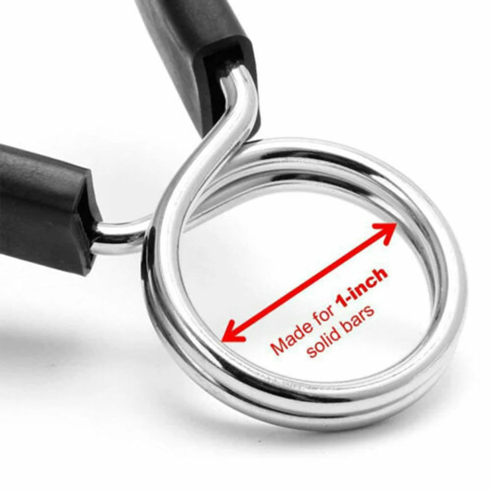 Штанга для веса пружинные воротники штанга отверстий стальная Стопорная пряжка