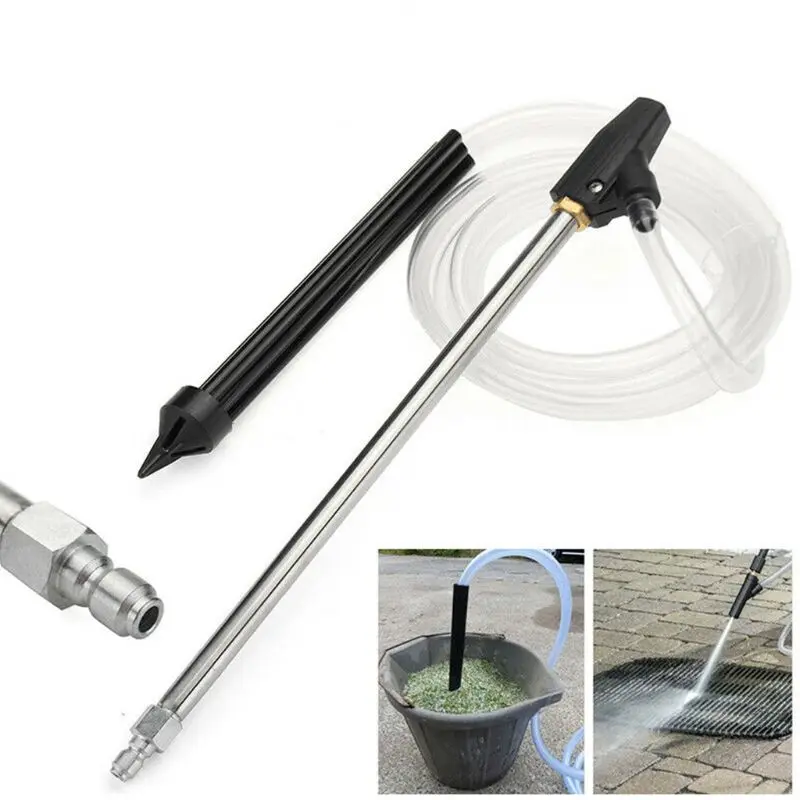

Sandblaster Pressure Washer Sand Wet Blasting Nozzle 1/4Inch Quick Connect 34YF