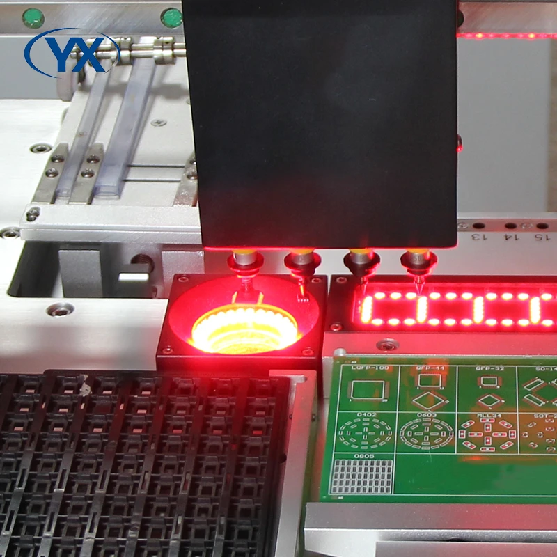 Стандарт в России YX SMT Pick and Place Machine SMT380-X для небольшого производства печатных