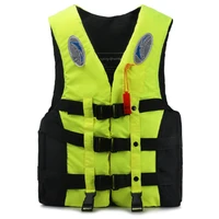 life jacket with whistle water sports swimming boating rafting adult safety life vest children jacket outdoor safety life vest