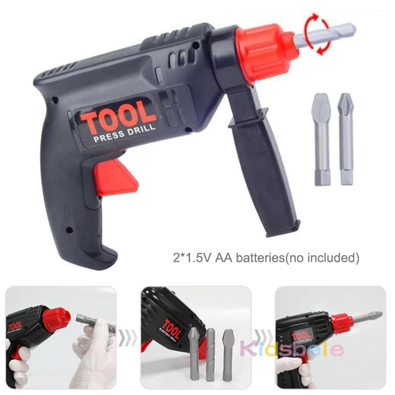 36 шт./Набор инструментов Наборы дрель Пластик игровой процесс обучения