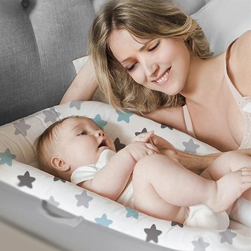 

Портативная кроватка-гнездо для новорожденных, 80*50 см