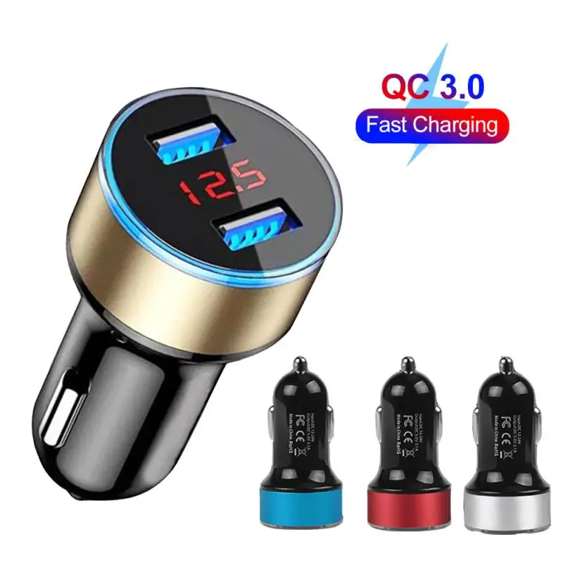 Автомобильное зарядное устройство с 2 USB-портами а 12-24 В |