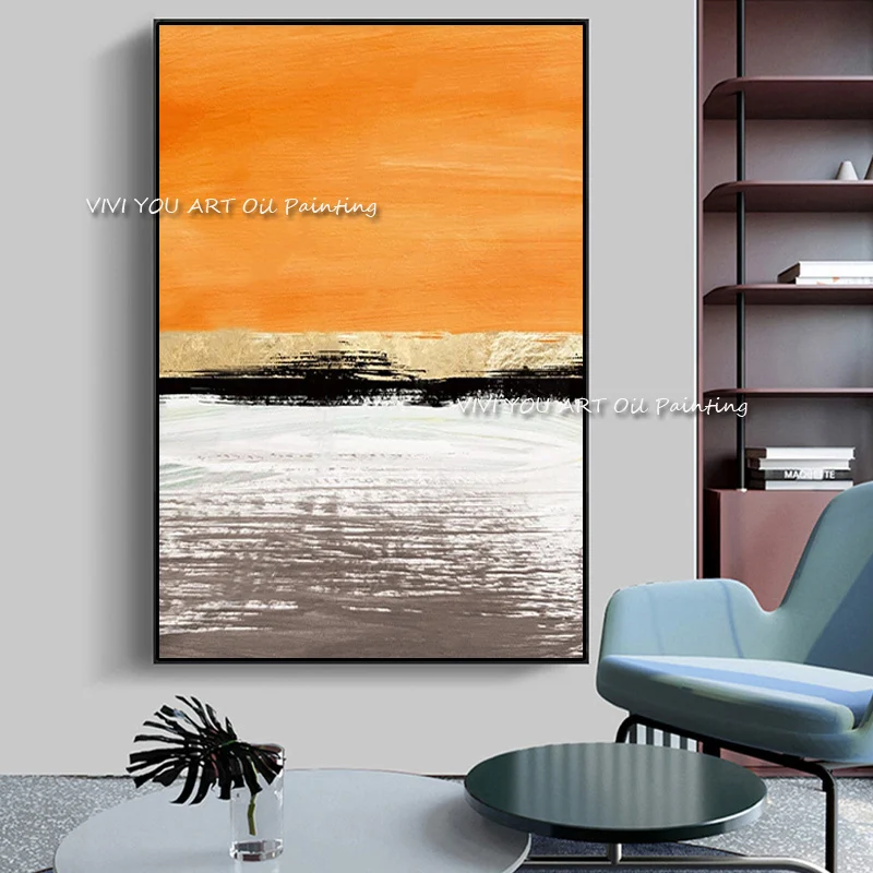 

Картина маслом на холсте с изображением золотого заката, пляжа