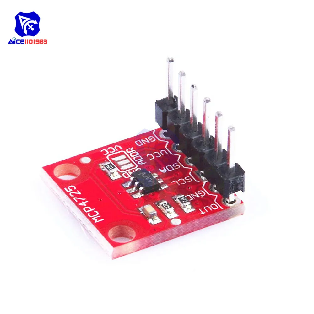 Diymore CJMCU-MCP4725 DAC плата разработки модуля прерывания 12 бит I2C IIC интерфейсный модуль