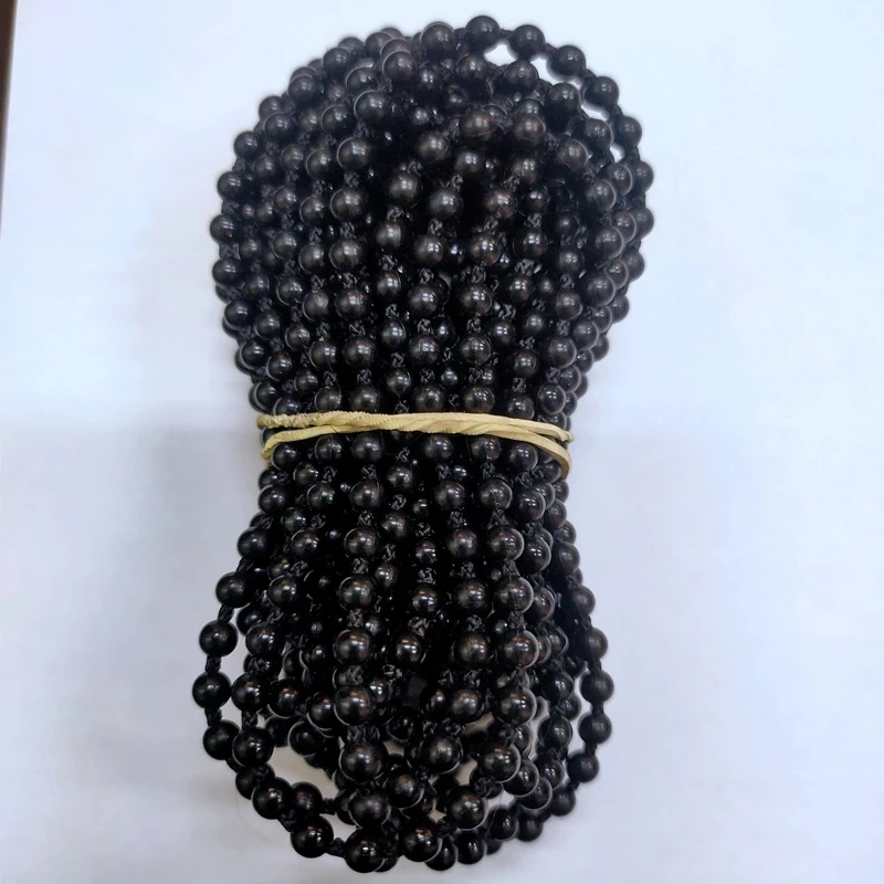 Черный цвет 10 м ролик и шт. римские шторы затемняющие бусины цепь шнур