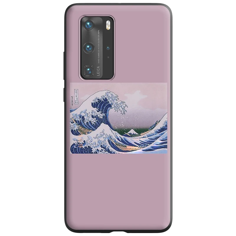 Эстетический силиконовый чехол Ван Гог Мона Лиза Ангел для Huawei P40 P30 P20 P10 Pro Lite P Smart