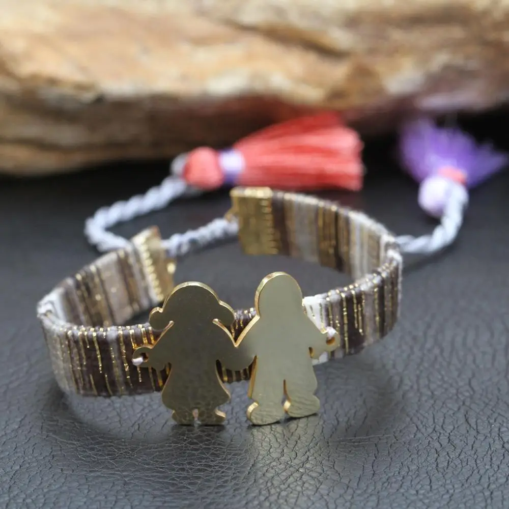 Модная Корона/английский/очки/Влюбленные/различные животные богемный Браслет