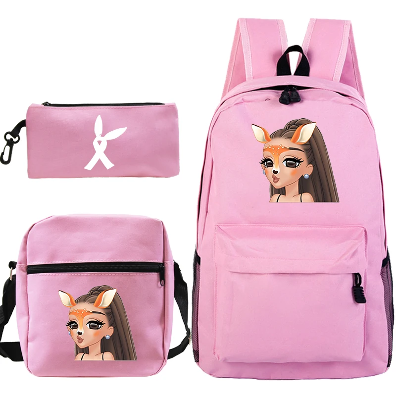 Новая сумка Mochila Ariana Grande, рюкзак с принтом, школьная сумка для мальчиков и девочек, дорожная сумка, рюкзак для ноутбука-подростка, пеналы для ручек