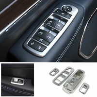 for jeep grand cherokee 2014 2015 2016 2017 abs chrome car door window glass lift control switch panel cover trims accessories