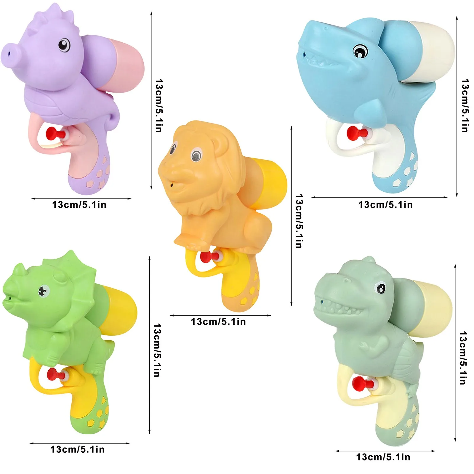 

Cute Animal Water Gun Toys For Kids Educational Indoor And Outdoor Beach Water War And Water Spray Party Toy #4