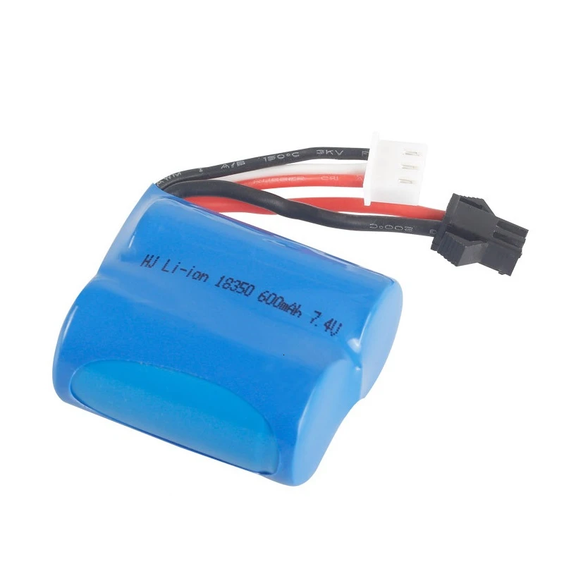 

Original 7.4V 600mAh 18350 Li-ion Battery for Skytech H100 H102 High Speed Remote Control Racing Boat 7.4v Rechargeable Battery