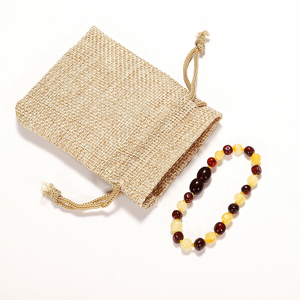 Высококачественное ожерелье HAOHUPO из натурального янтаря с вишней и медом ручной