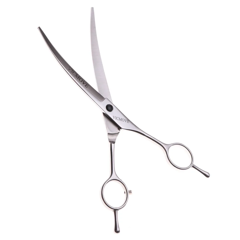Парикмахерские ножницы 7 дюймов профессиональные изогнутые салонные для ухода