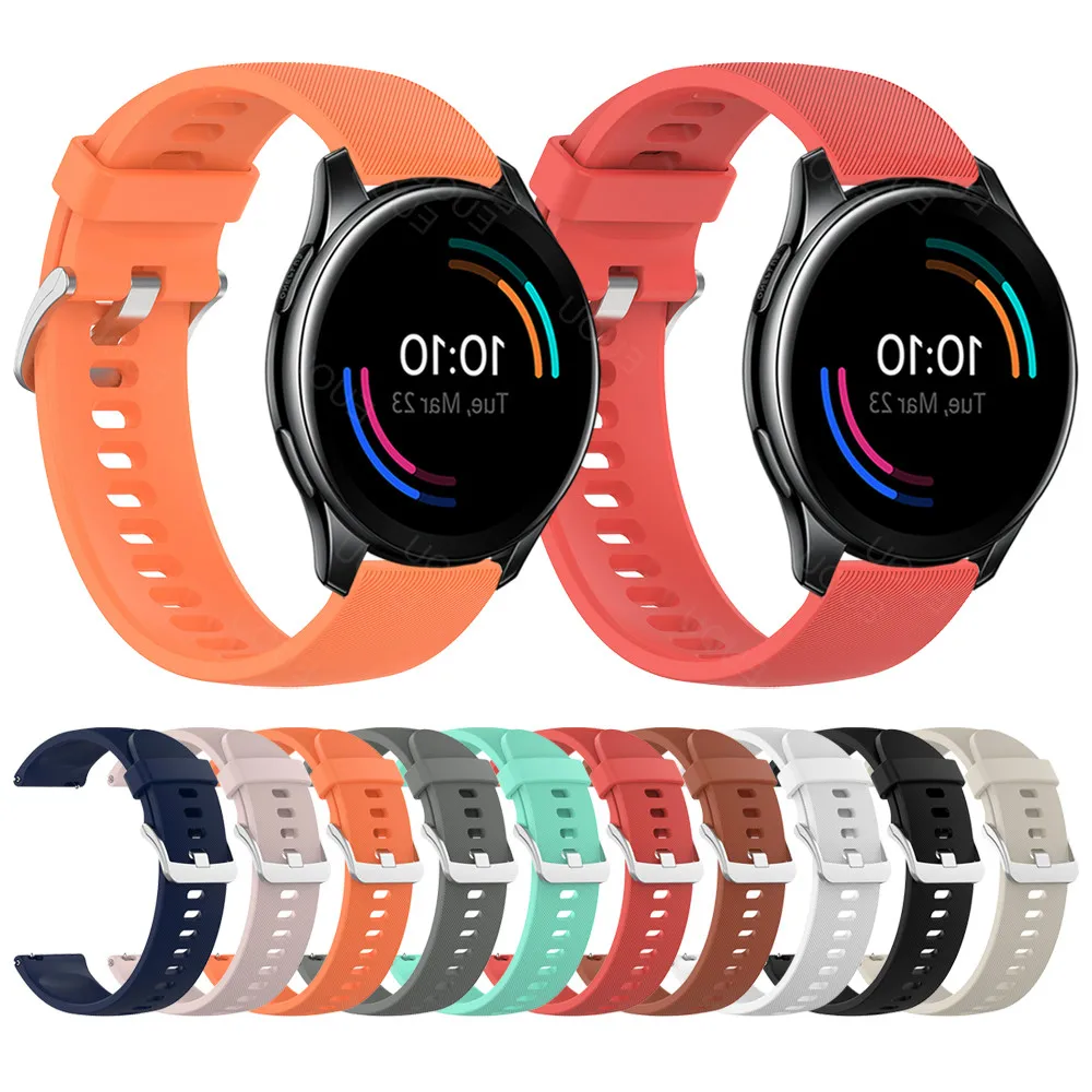 For Oneplus Watch Smartwatch Sport Silicone Strap Compatible Quick release Watchband Wristband Bracelet Replacement Accessories