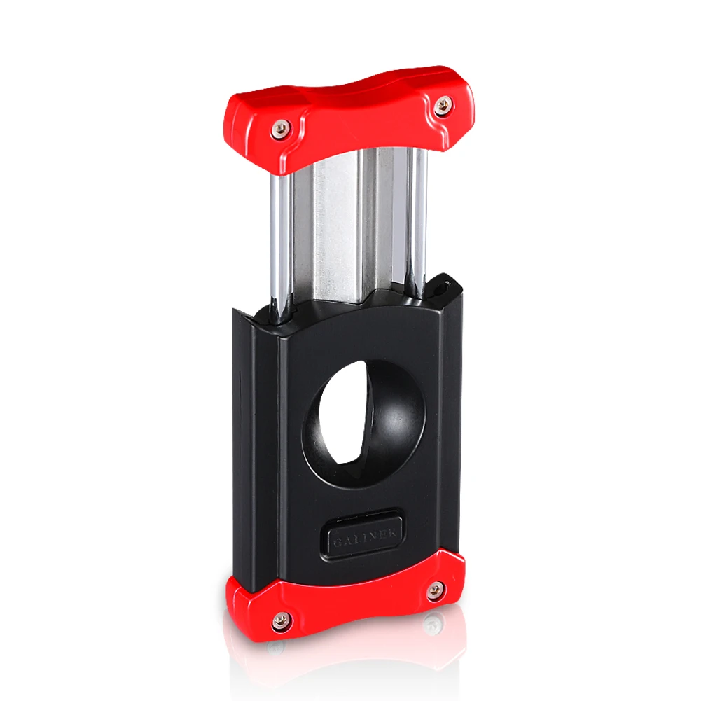 

GALINER Professional V Cigar Knife Luxury Smoking Accessories With Stand Cigar Punch Metal Cigar V Cutter Sharp