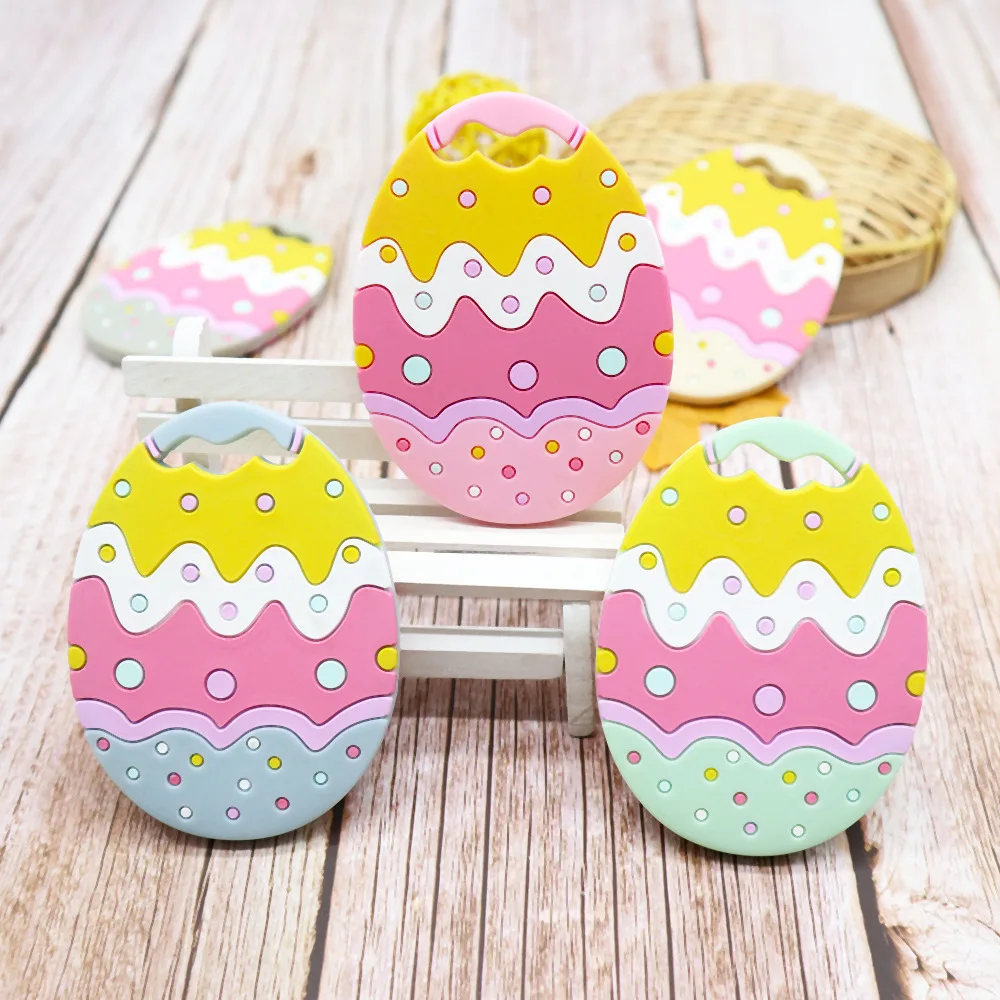

5pcs Resurrection Egg Silicone Baby Molar Products Food Grade Silicone Cartoon Crown Silicone Baby Teething Toys Wholesale
