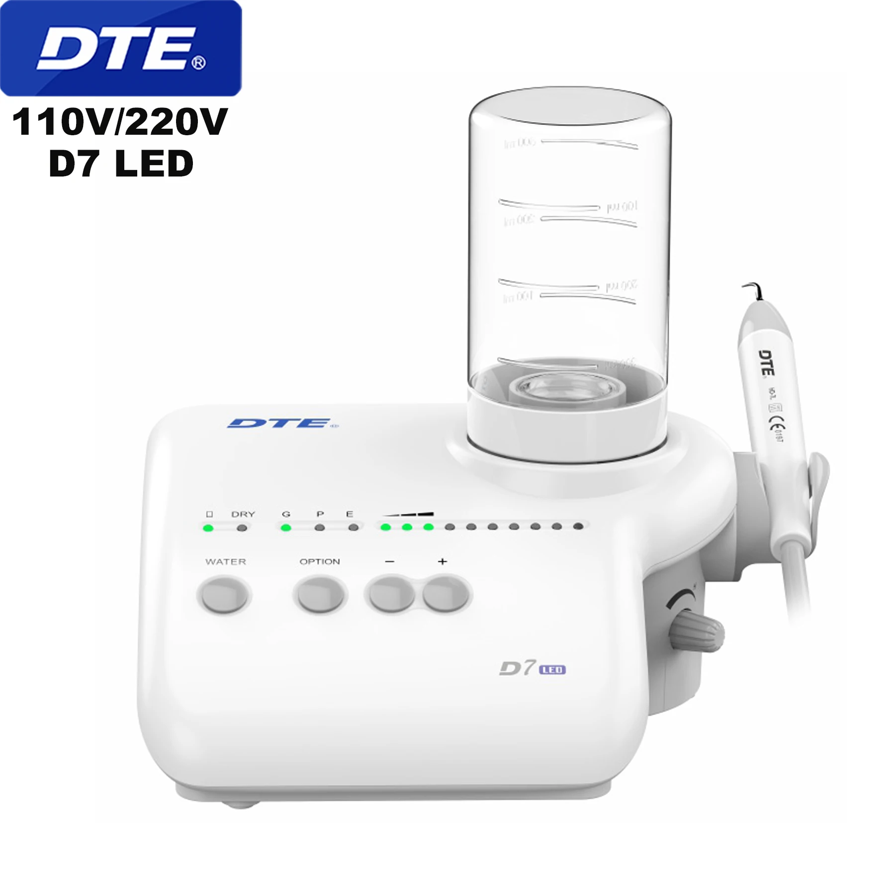 Дятел DTE автоматический стоматологический инструмент воды ультразвукового