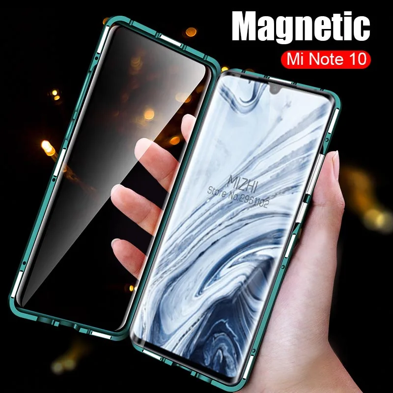 360 двухсторонний стеклянный чехол для Xiaomi Redmi Note 8t 7 8 Pro 8a магнитный металлический